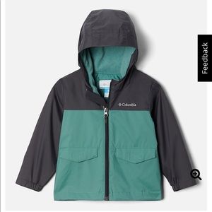 Columbia rainzilla jacket with fleece lining